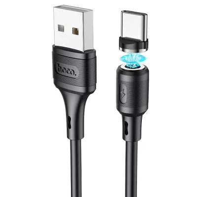 Кабель для зарядки Type-C USB HOCO X52 3A 1м магнитный черный