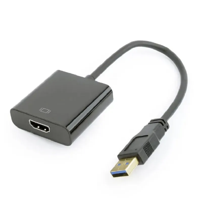 Адаптер переходник с USB 3.0 на HDMI 2K Fixtor OT-5202 черный Адаптер переходник с USB 3.0 на HDMI 2K Fixtor OT-5202 черный