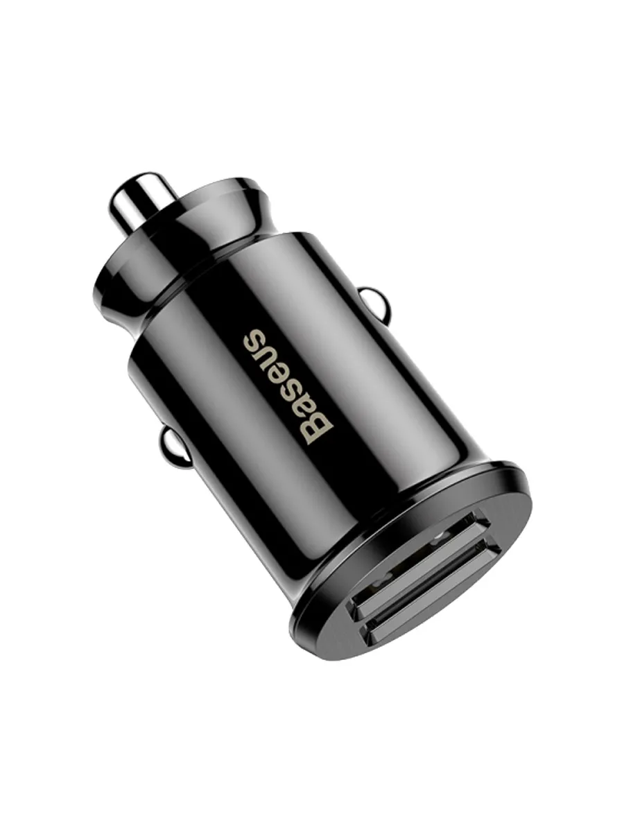 фото Автомобильное зарядное устройство Baseus Grain 2USB 3.1A черное CCALL-ML01