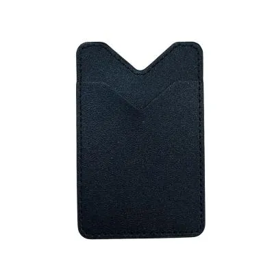 Карман на телефон чехол для карт картхолдер кожа черный