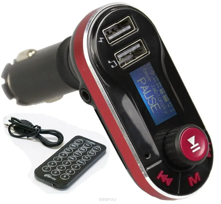 фото FM трансмиттер модулятор Ritmix FMT-A780
