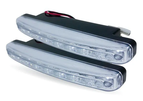 фото Дневные ходовые огни DRL  AVS DL-8S 2,4W, 8 светодиодов х 2шт
