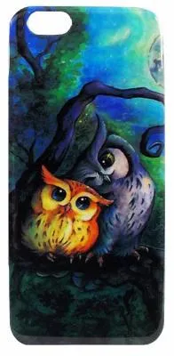 Чехол накладка для Sony Xperia Z3 mini силикон рисунок совы