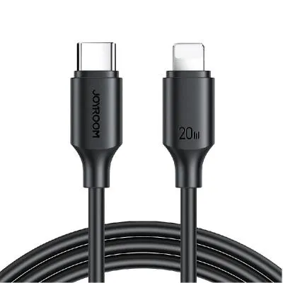Кабель для зарядки iP Lightning to Type-C Joyroom S-CL020A9 PD 20W 25см черный