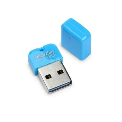 Флеш-накопитель Smartbuy ART USB 3.0/3.1 голубой 128Gb Флеш-накопитель Smartbuy ART USB 3.0/3.1 голубой 128Gb