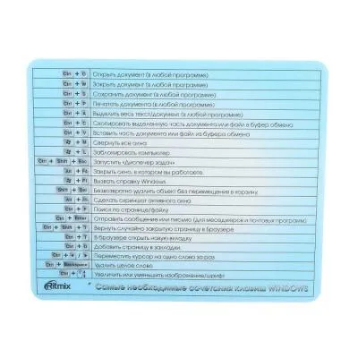 Коврик для мыши Ritmix MPD-020 Hot Keys