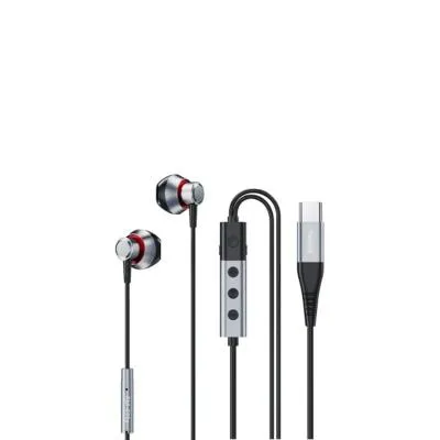 Наушники проводные разъем Type-C Remax RM-635a черные