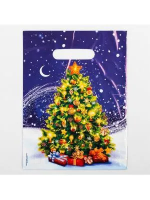 Пакет «Иголочка», полиэтиленовый с вырубной ручкой, 22,5 х 29,5 см, 30 мкм 4350127