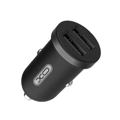Автомобильное зарядное устройство + кабель Lightning 8 pin xomobile TZ08 2USB 2,1A  черный