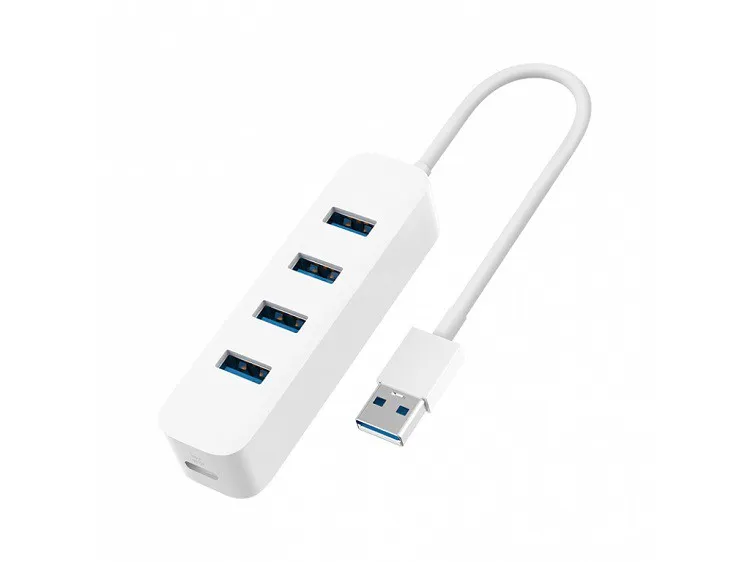 Разветвитель Хаб Hab Xiaomi Mi Line Splitter 4USB 3.0+PD белый Разветвитель Хаб Hab Xiaomi Mi Line Splitter 4USB 3.0+PD белый