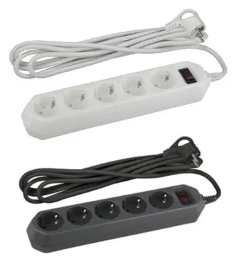 Сетевой фильтр ЭРА USF-5es-5m-W 5 гнезд 5м ПВС 10A белый