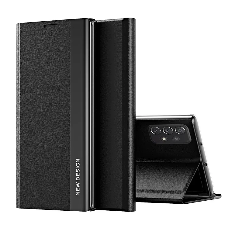 Изображение Чехол-книжка для Samsung S20 FE New Design с магнитом черный фото Чехол-книжка для Samsung S20 FE New Design с магнитом черный