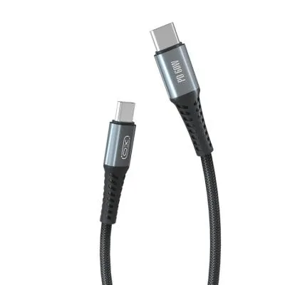 Кабель для зарядки Type-C to Type-C xomobile NBQ167 PD 60W 3A 20V черный