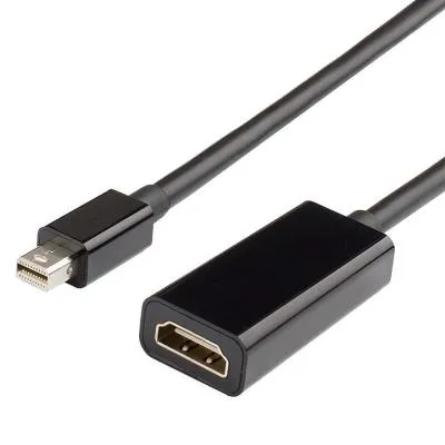 Адаптер переходник с Mini DisplayPort на HDMI Atcom AT1042 0.1м черный