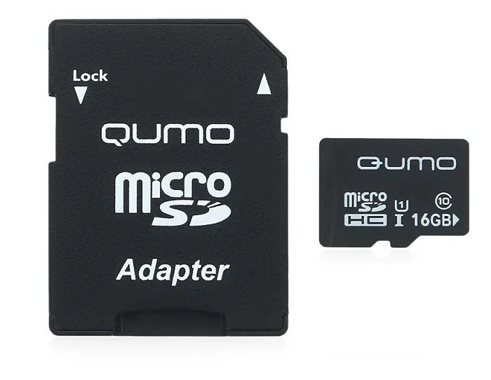 Изображение Карта памяти QUMO MicroSDHC Class 10 UHS-1 3.0 90MB/s 16Gb
