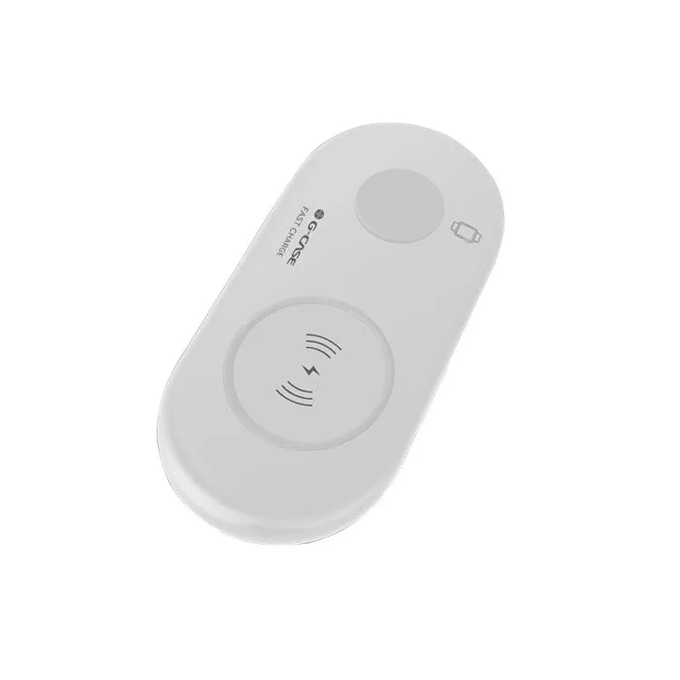 фото Беспроводное зарядное устройство 2 в 1 G-Case WC-06 белое
