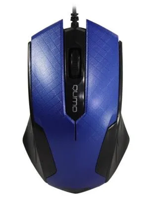 Мышь проводная Qumo Office M14 синяя