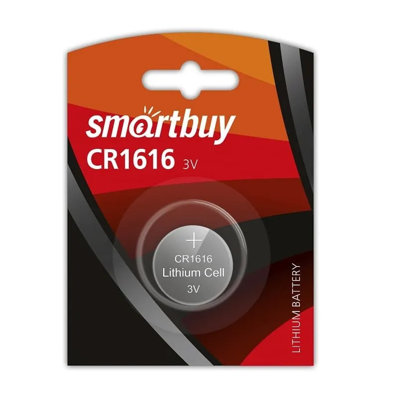 Батарейка Smartbuy литиевая CR1616/1B (SBBL-1616-1B) Батарейка Smartbuy литиевая CR1616/1B (SBBL-1616-1B)