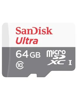 Карта памяти Sandisk Ultra Micro SDXC Class 10 UHS-1 100MB/s 64 Gb без адаптера  Карта памяти Sandisk Ultra Micro SDXC Class 10 UHS-1 100MB/s 64 Gb без адаптера