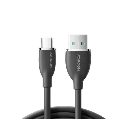 Кабель для зарядки Type-C USB Joyroom SA29-AC3 1.2м 3A жидкий силикон черный