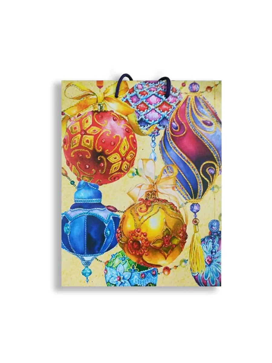 0292.078 Пакет подарочный Арт и Дизайн 18х22,3 см Новогодние игрушки