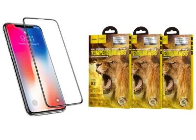 Защитное стекло для iphone 11 Pro Max/XS Max (6.5) HOCO G2 Full screen 3D черное