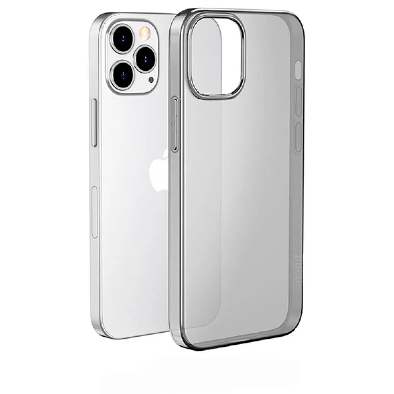 Изображение Чехол накладка для iphone 16 Pro (6.3) HOCO Light силикон притемненная фото Чехол накладка для iphone 16 Pro (6.3) HOCO Light силикон притемненная