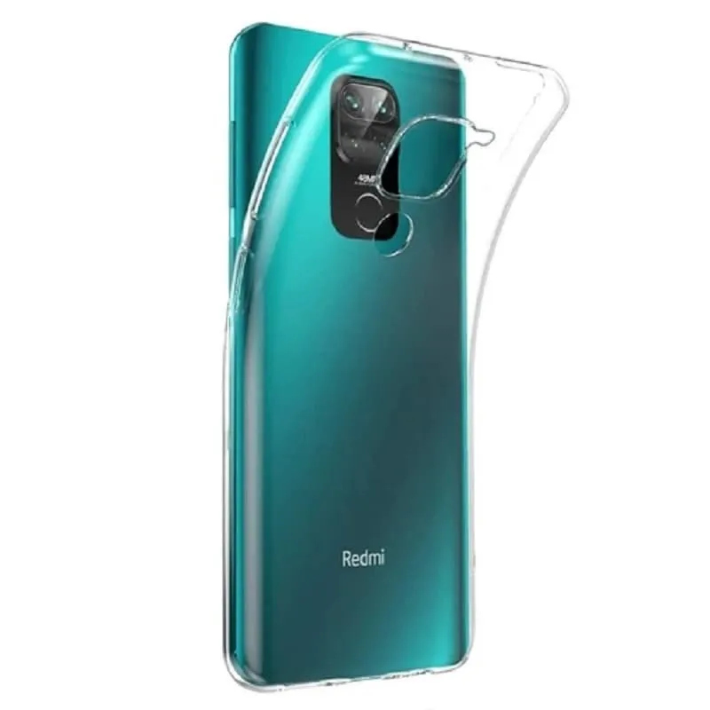 фото Чехол накладка для Xiaomi Redmi Note 9/Redmi 10X 4G силикон тонкий прозрачная