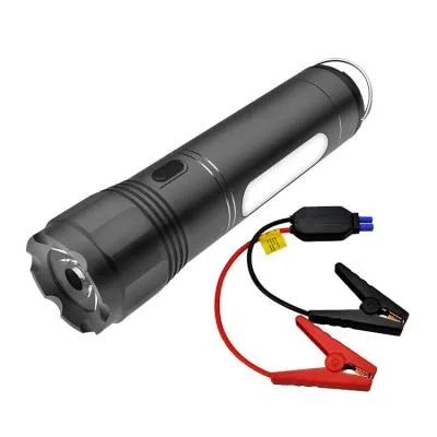 Пусковое устройство для автомобиля My KYT 10000mAh QC3.0 с фонариком черное Пусковое устройство для автомобиля My KYT 10000mAh QC3.0 с фонариком черное