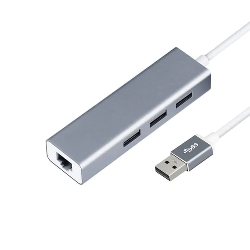 Разветвитель адаптер переходник USB HUB Хаб Onten OTN-5226 4в1 3 порта USB+RJ45 Ethernet 0.2м Разветвитель адаптер переходник USB HUB Хаб Onten OTN-5226 4в1 3 порта USB+RJ45 Ethernet 0.2м
