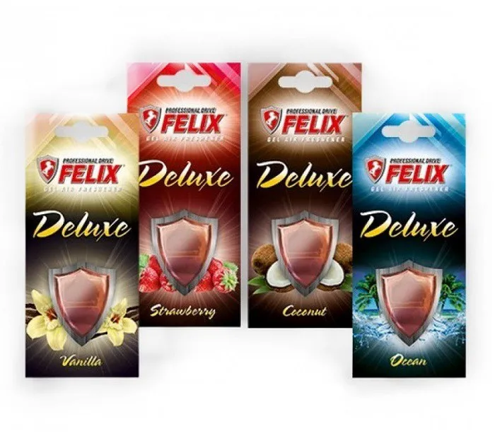 Изображение Автомобильный ароматизатор FELIX Deluxe гелевый Ваниль сайта akstel.ru фото Автомобильный ароматизатор FELIX Deluxe гелевый Ваниль