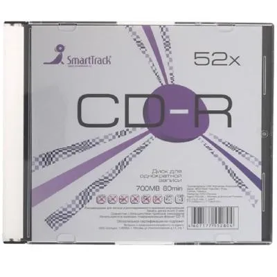 Лазерный диск Smart Track CD-R 80min 52X 1шт