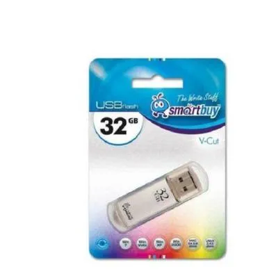 Флеш-накопитель Smartbuy V-Cut синий 32Gb