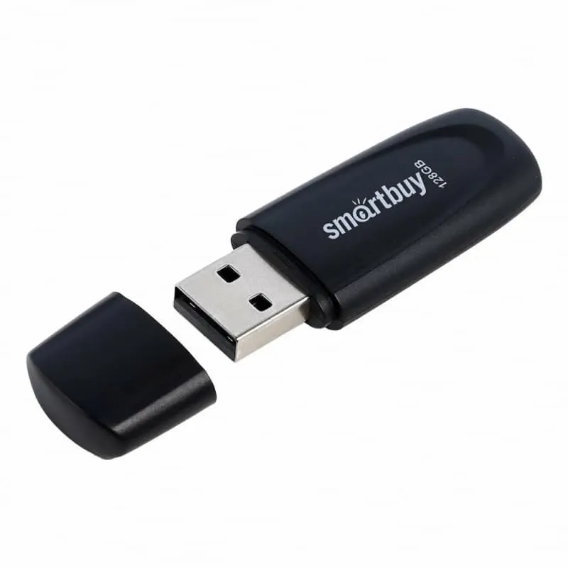 Изображение Флеш-накопитель Smartbuy Scout черный 128Gb Изображение Флеш-накопитель Smartbuy Scout черный 128Gb