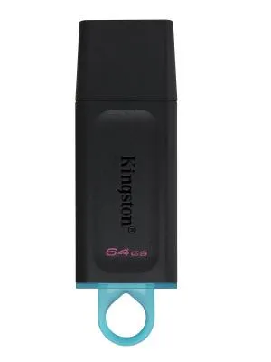 Флеш-накопитель Kingston DTX Exodia USB 3.2 черный/бирюзовая 64Gb