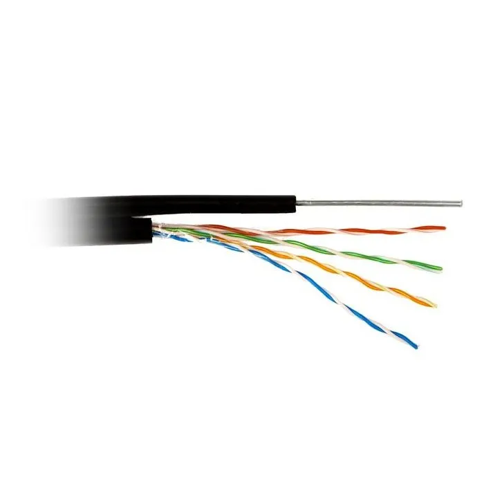 Витая пара UTP Atcom AT11952 cat 5E (CU, трос 1.2 mm, 0.5 mm, 305 m) внешняя прокладка, медь Витая пара UTP Atcom AT11952 cat 5E (CU, трос 1.2 mm, 0.5 mm, 305 m) внешняя прокладка, медь