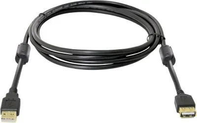 Кабель удлинитель USB AM-AF DEFENDER USB02-06 1.8м черный