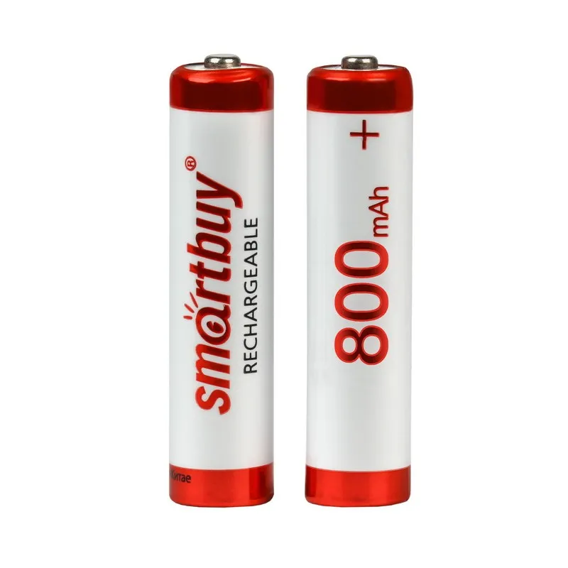 Батарейка аккумуляторная Smartbuy NiMh HR03/2BL SBBR-3A02BL800 800mAh Батарейка аккумуляторная Smartbuy NiMh HR03/2BL SBBR-3A02BL800 800mAh