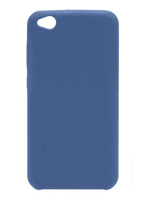 фото Чехол накладка для Xiaomi Redmi Go силикон темно-синяя