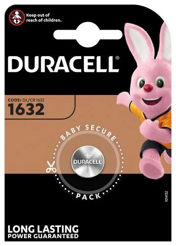Батарейка Duracell литиевая CR1632-1BL
