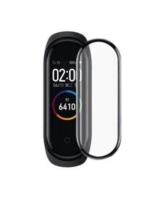 Защитное стекло для Xiaomi Mi Band 6 Bam Hollis 3D ультратонкое полимерное черное