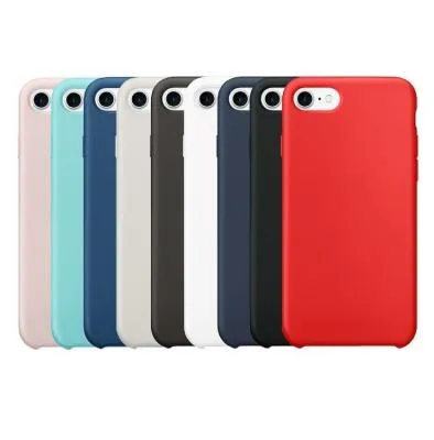 Чехол накладка для iphone 7/8 Plus (5.5) soft силикон серо-фиолетовая