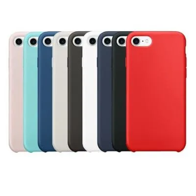 Чехол накладка для iphone 7/8 Plus (5.5) soft силикон сапфирово-синяя