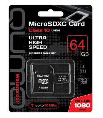 Карта памяти QUMO MicroSDXC Class 10 UHS-1 3.0 64Gb  Карта памяти QUMO MicroSDXC Class 10 UHS-1 3.0 64Gb
