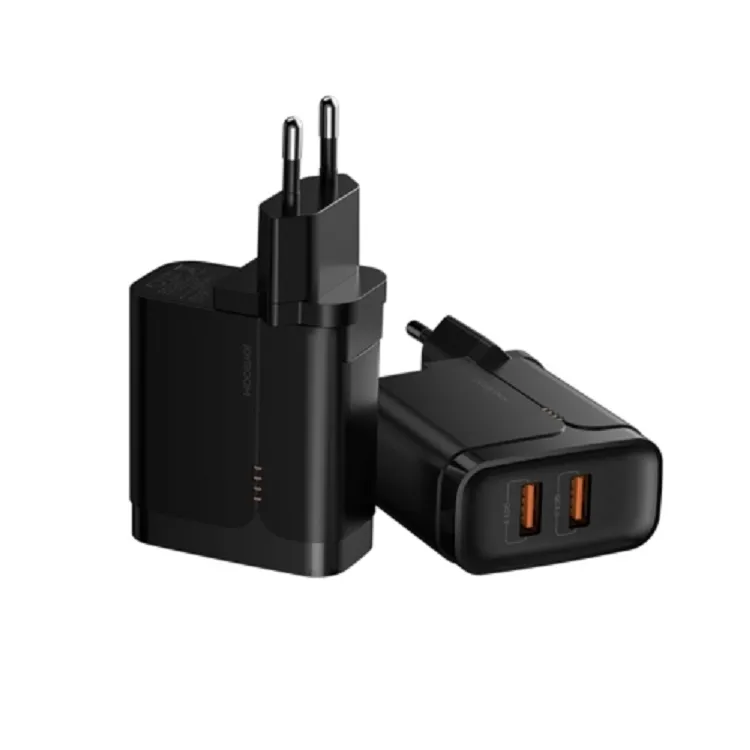 фото Сетевое зарядное устройство Адаптер Блок питания Joyroom L-QQ361 2USB QC3.0 36W черное