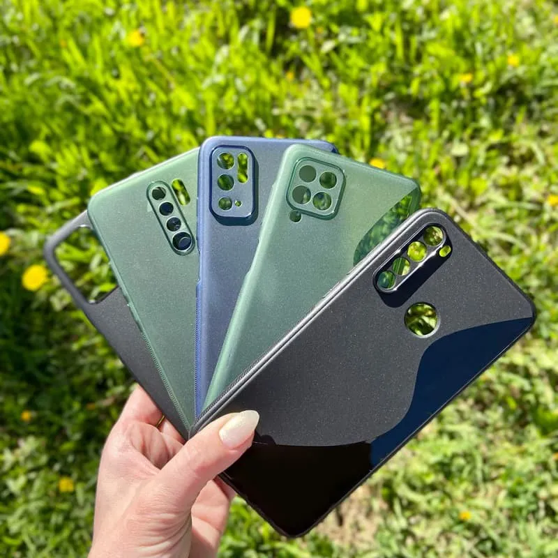 фото Чехол накладка для Xiaomi Poco M3 Pro Fixtor Frosted силикон синяя