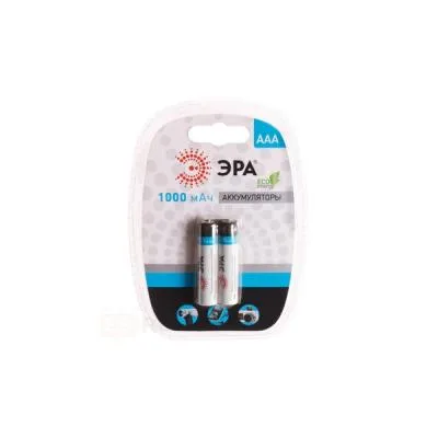 Батарейка аккумуляторная ЭРА HR03-2BL 1000mAh Батарейка аккумуляторная ЭРА HR03-2BL 1000mAh