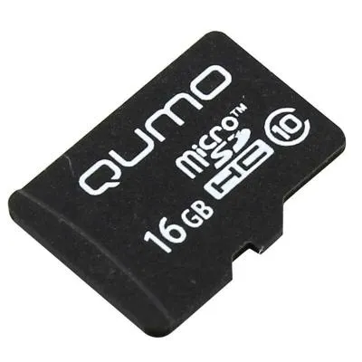 Карта памяти QUMO MicroSDHC Class 10 80MB/s16Gb без адаптера