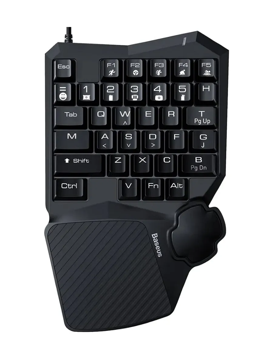 Мини-клавиатура проводная игровая Baseus Gamo GK01 черная GMGK01-01 Мини-клавиатура проводная игровая Baseus Gamo GK01 черная GMGK01-01