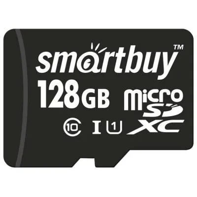 Карта памяти Smartbuy MicroSDXC Class 10 UHS-I 128Gb без адаптера Карта памяти Smartbuy MicroSDXC Class 10 UHS-I 128Gb без адаптера
